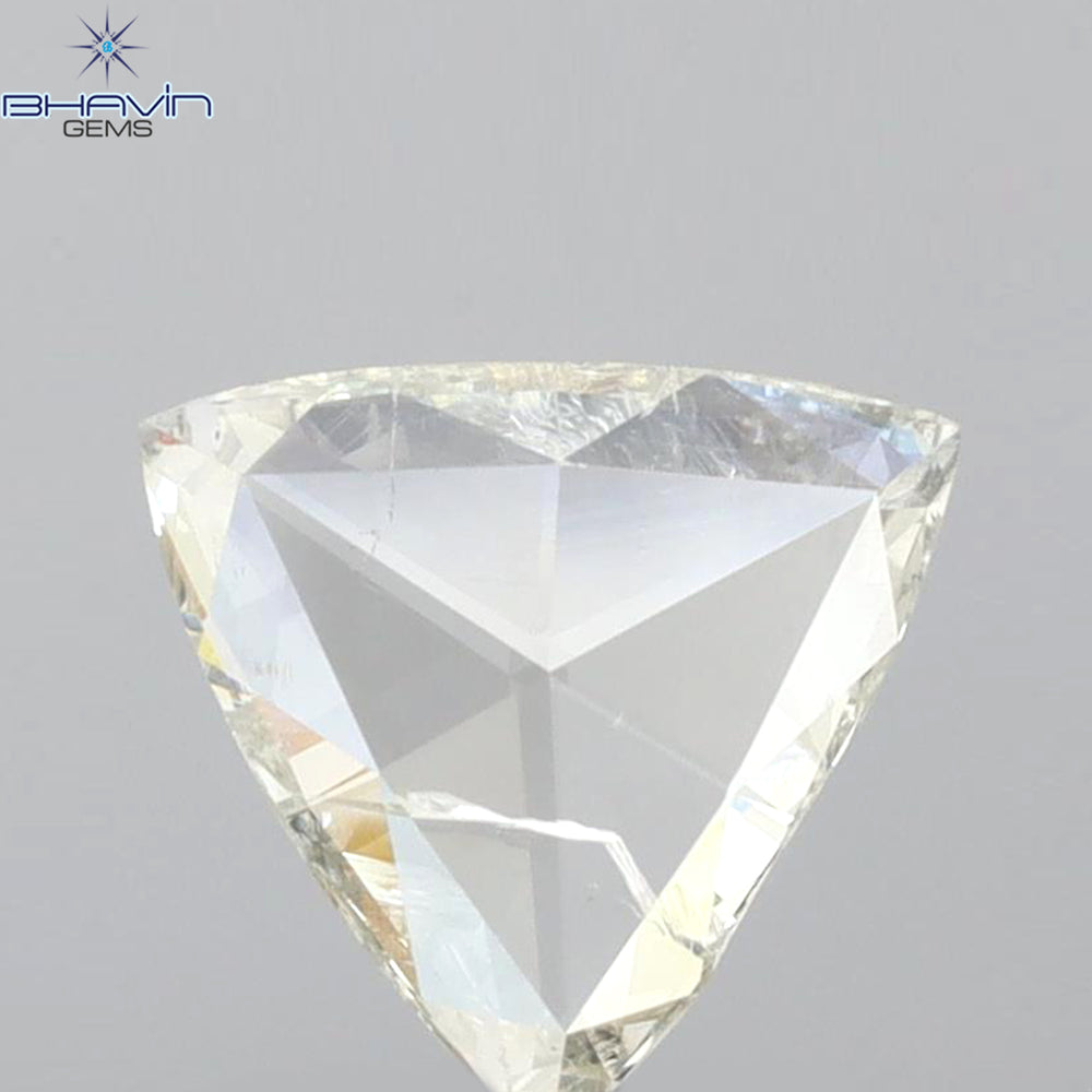 0.12 CT トライアングル シェイプ ナチュラル ダイヤモンド グリーン カラー SI2 クラリティ (3.44 MM)
