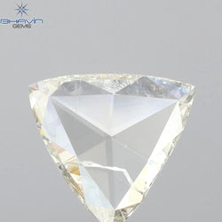 0.12 CT トライアングル シェイプ ナチュラル ダイヤモンド グリーン カラー SI2 クラリティ (3.44 MM)