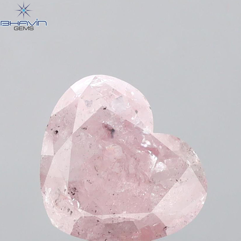 0.05 CT クッションシェイプ 天然ダイヤモンド ピンク色 I1 クラリティ (2.11 MM)