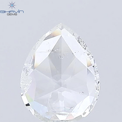 0.67 CT Pear Shape Natural Diamond White Color SI2 Clarity (7.60 MM)