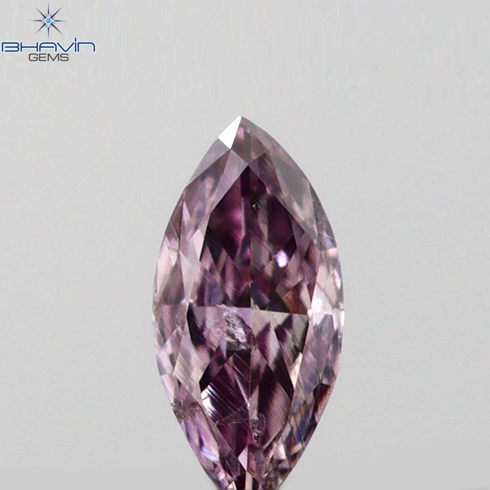 0.05 CT Marquise Shape Natural Loose Diamond Pink Color SI2 Clarity (3.90 MM)