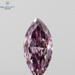 0.05 CT Marquise Shape Natural Loose Diamond Pink Color SI2 Clarity (3.90 MM)