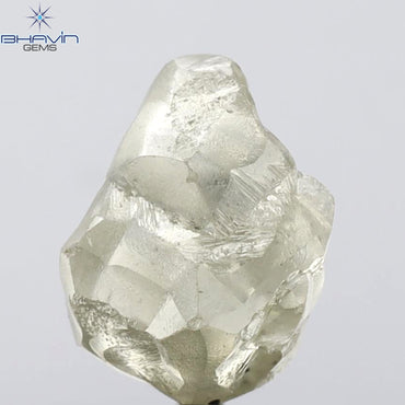 10.94 CT Rough Shape Natural Diamond Milky Color SI1 Clarity (13.00 MM)