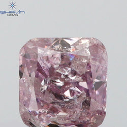 0.05 CT クッションシェイプ 天然ダイヤモンド ピンクカラー VS2 クラリティ (2.28 MM)