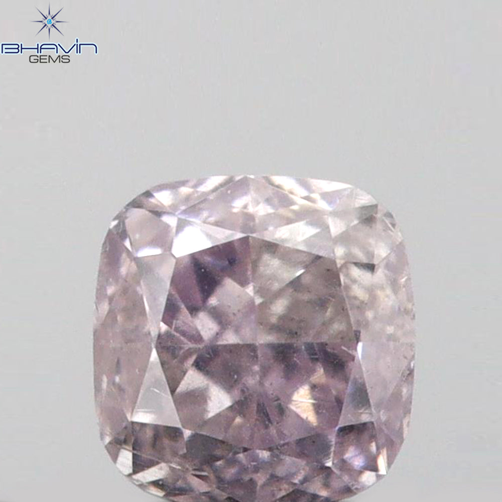 0.14 CT Cushion Shape Natural Diamond Pink Color SI2 Clarity (2.83 MM)