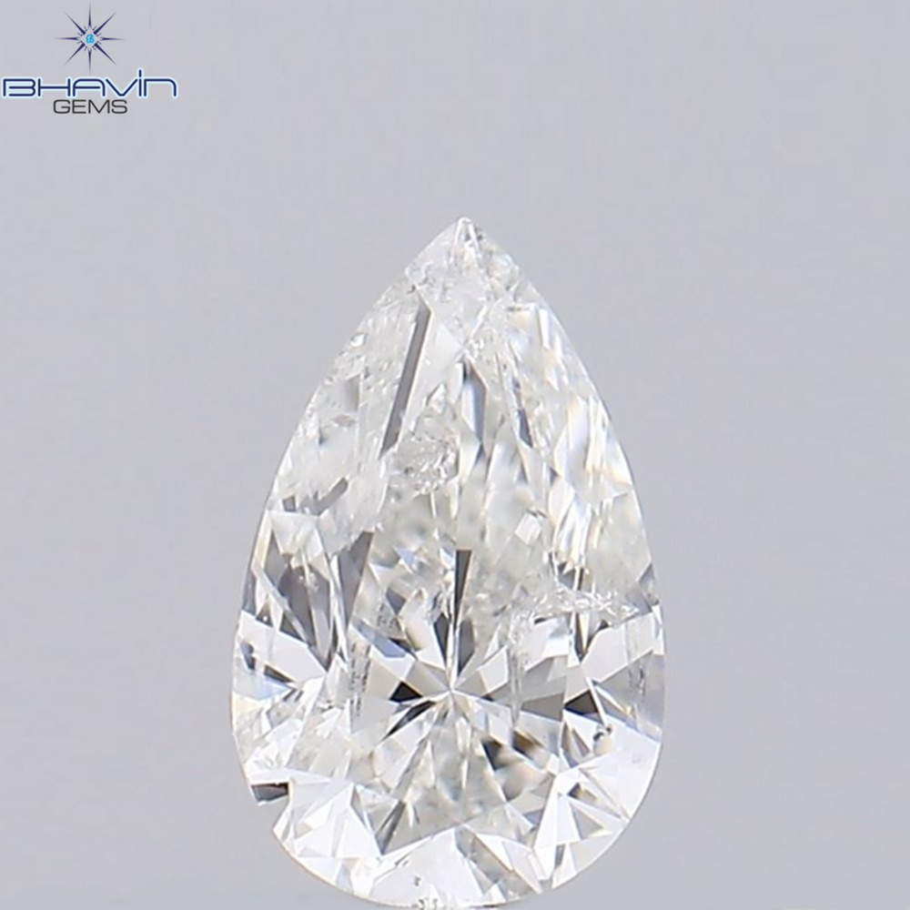 0.27 CT Pear Shape Natural Loose Diamond White Color I1 Clarity (5.50 MM)