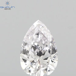 0.27 CT Pear Shape Natural Diamond Pink Color VS1 Clarity (5.45 MM)