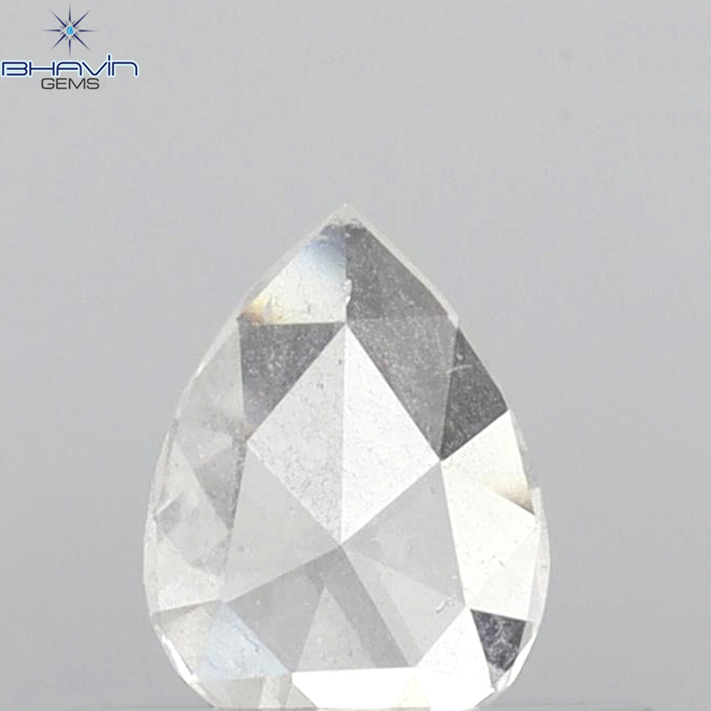 0.23 CT Pear Shape Natural Diamond White Color I1 Clarity (5.04 MM)