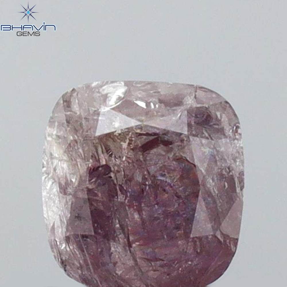 0.05 CT クッションシェイプ 天然ダイヤモンド ピンクカラー VS2 クラリティ (2.28 MM)