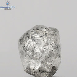 1.52 CT Rough Shape Natural Diamond Salt And Pepper Color (4.87 MM)