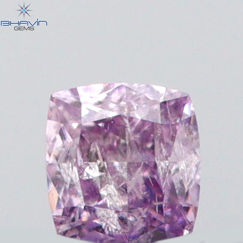 0.05 CT Cushion Shape Natural Diamond Pink Color I2 Clarity (2.10 MM)