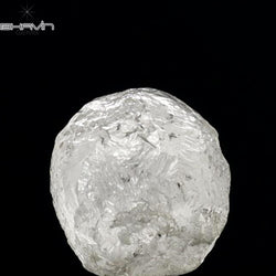 2.68 CT Rough Shape Natural Diamond White Color I3 Clarity (6.98 MM)