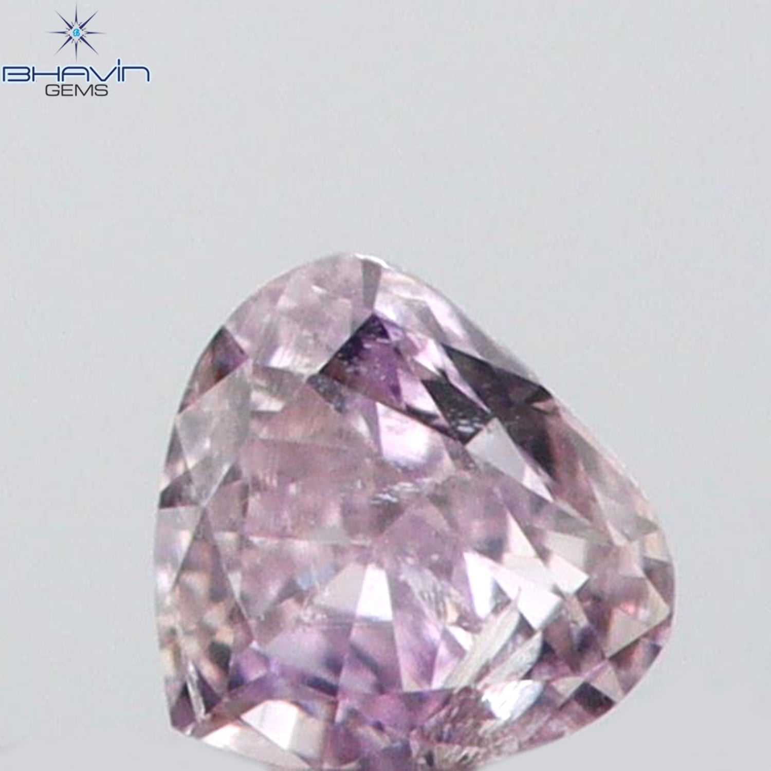0.04 CT Heart Shape Natural Diamond Pink Color SI2 Clarity (2.05 MM)