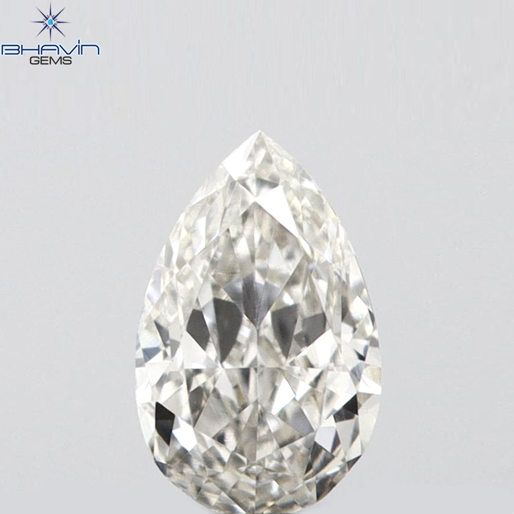 0.10 CT Pear Shape Natural Diamond Pink Color VS1 Clarity (3.97 MM)