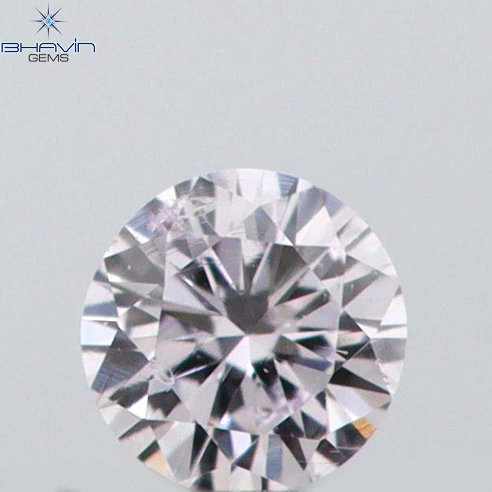 0.03 CT Round Shape Natural Diamond Pink Color VS2 Clarity (1.73 MM)