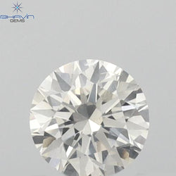 0.25 CT Round Shape Natural Loose Diamond White Color SI1 Clarity (4.04 MM)