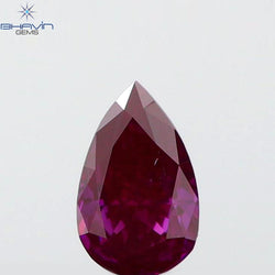 0.09 CT Pear Shape Natural Diamond Pink Color VS2 Clarity (3.29 MM)