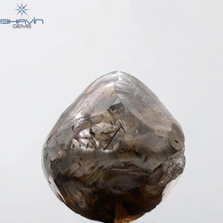 14.78 CT Rough Shape Natural Loose Diamond Brown Color I3 Clarity (14.00 MM)