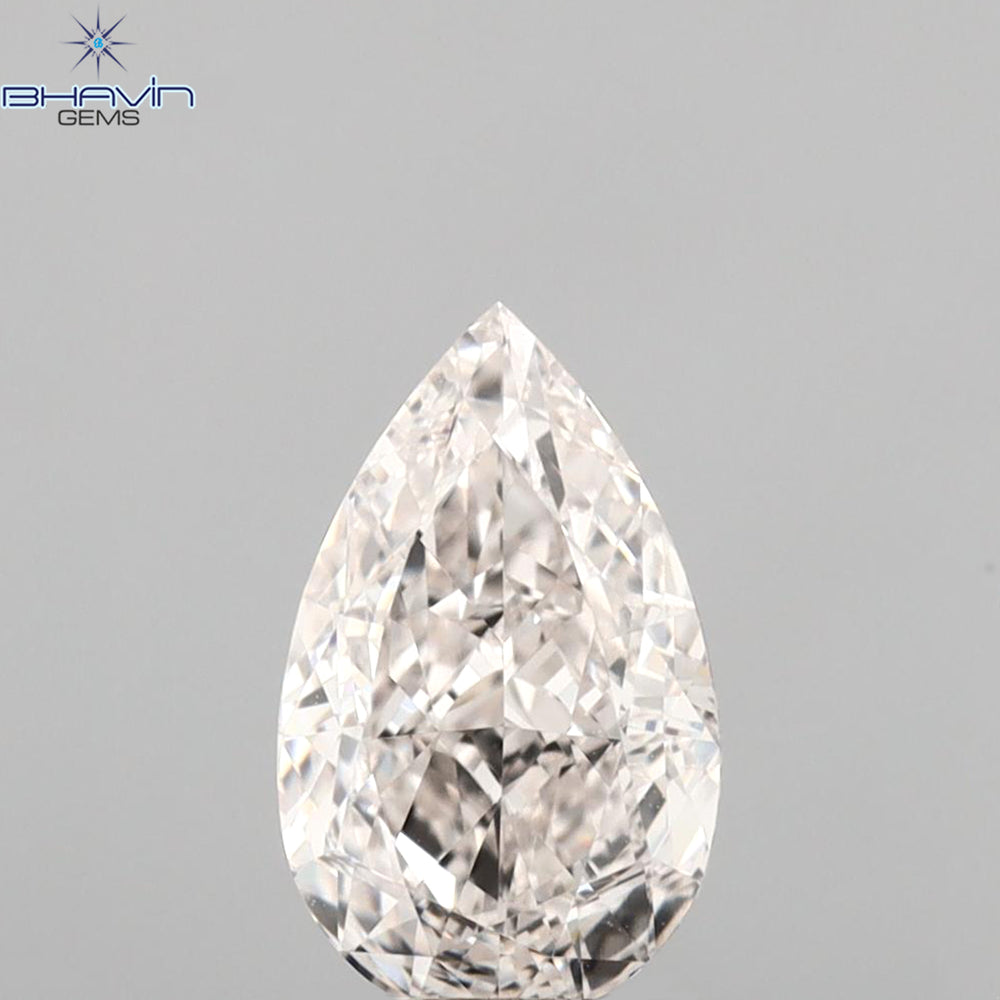 GIA Certified 1.14 CT Pear Natural Diamond Brown Color VS1 Clarity (8.62 MM)