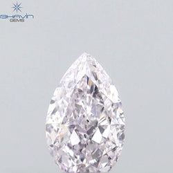 GIA Certified 0.25 CT Pear Diamond Pink Color Natural Loose Diamond (5.03 MM)