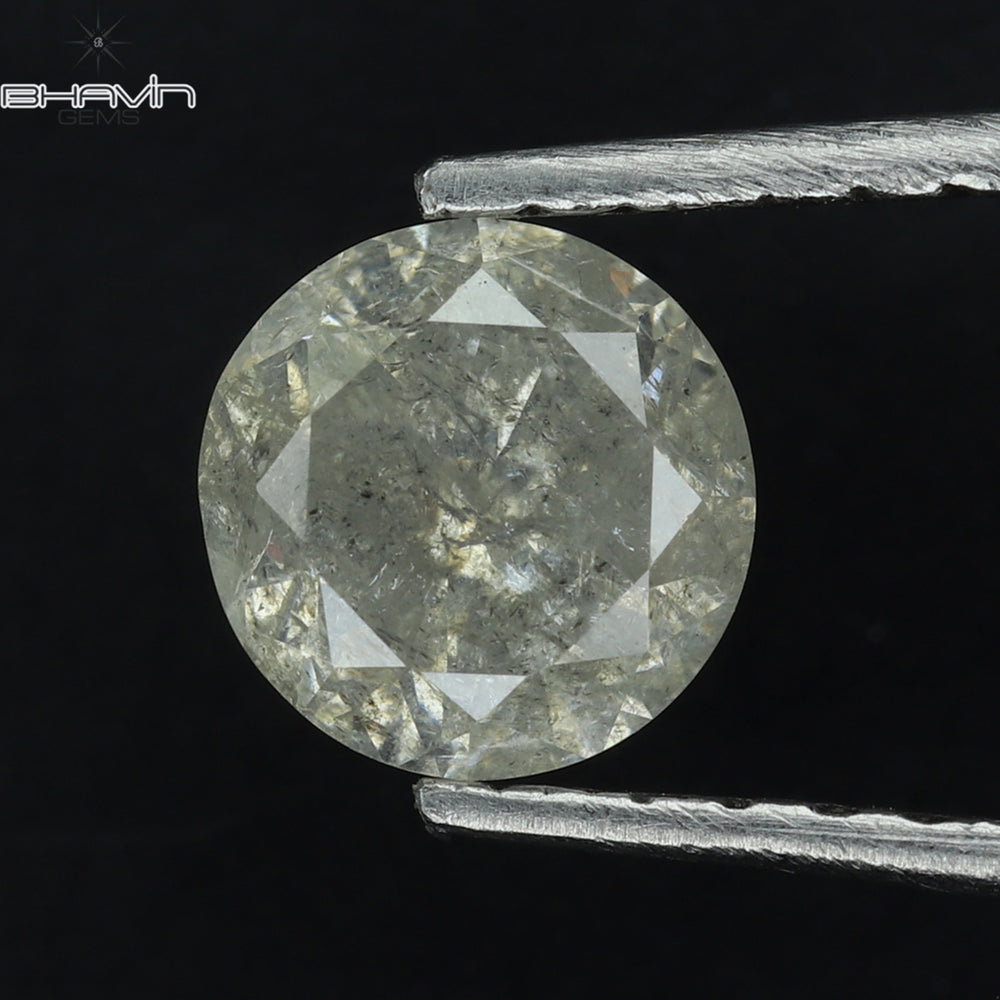 0.36 CT ラウンド シェイプ ナチュラル ルース ダイヤモンド ホワイト カラー I3 クラリティ (4.36 MM)