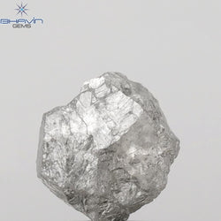 2.52 CT Rough Shape Natural Diamond Salt And Pepper Color (7.88 MM)