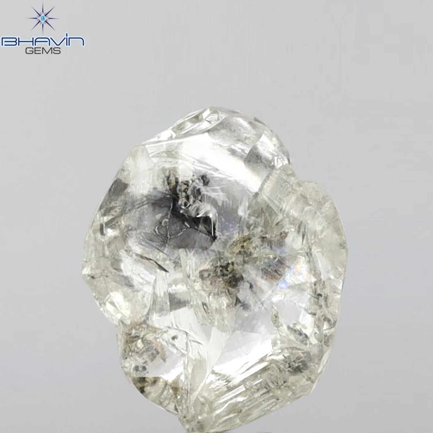 5.43 CT Rough Shape Natural Diamond White Color I2 Clarity (12.97 MM)