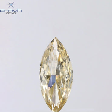 1.02 CT Marquise Shape Natural Diamond Yellow Color SI2 Clarity (11.06 MM)
