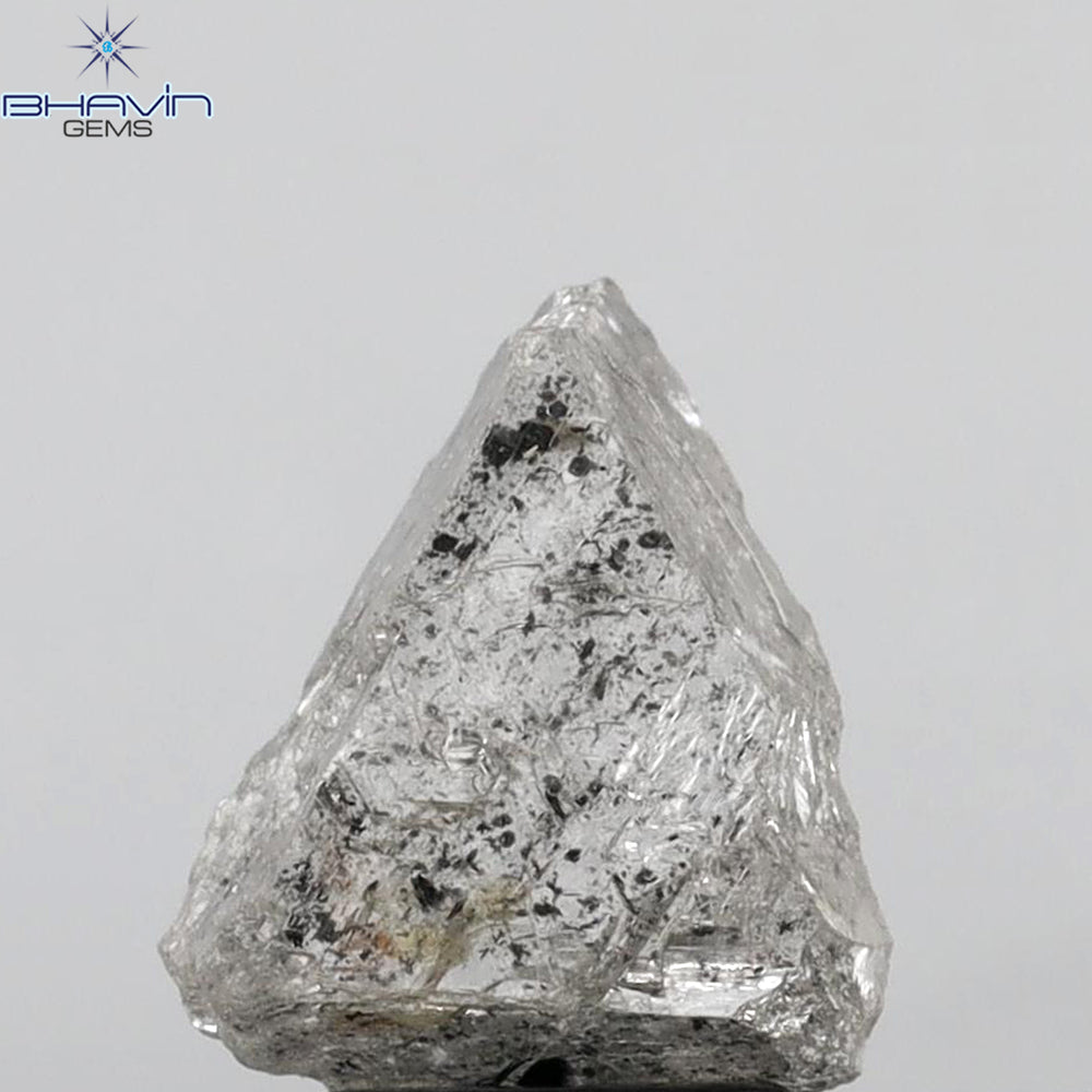 0.49 CT ラフシェイプ ナチュラル ダイヤモンド ピンク色 I3 クラリティ (4.90 MM)