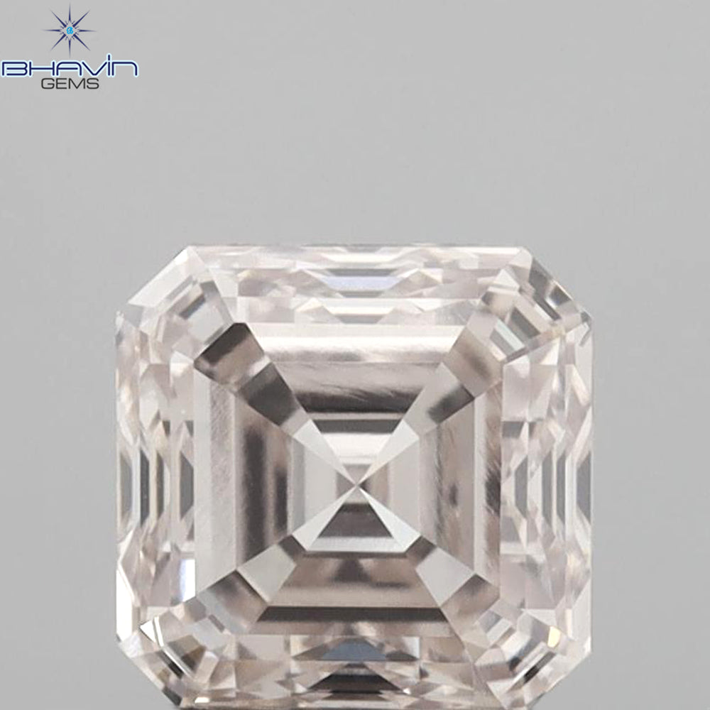 0.33 CT アッシャー シェイプ ナチュラル ルース ダイヤモンド イエロー カラー SI1 クラリティ (3.81 MM)