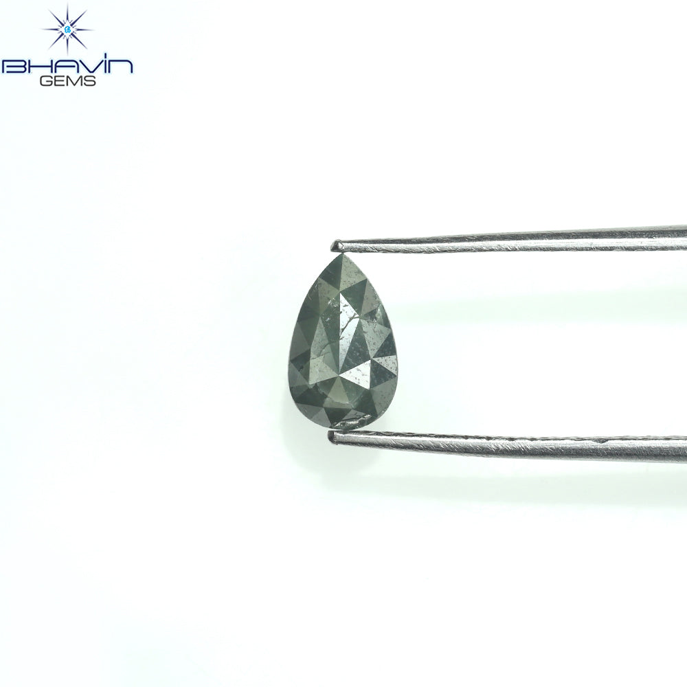 0.67 Pear Shape Natural Diamond Blue Color I3 Clarity (7.05 MM)
