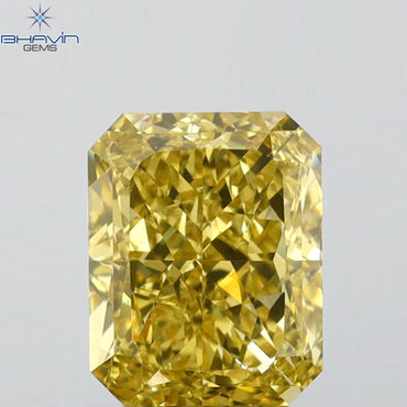 Copy of GIA Certified 2.01 CT Radiant Diamond Brownish Greenish Yellow (CHAMELEON) Color Natural Loose Diamond SI1 Clarity (7.73 MM)
