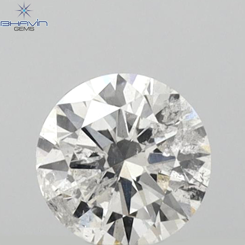 0.31 CT Round Shape Natural Loose Diamond White Color SI2 Clarity (4.36 MM)
