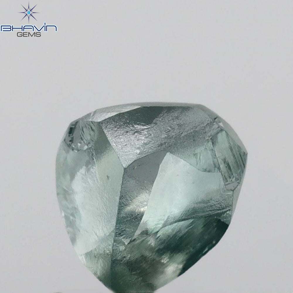 1.56 CT Rough Shape Enhanced Blue Color VS2 Clarity (7.20 MM)
