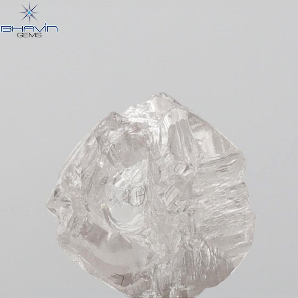 0.90 CT ラフ シェイプ ナチュラル ダイヤモンド ホワイト カラー VS1 クラリティ (5.95 MM)