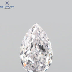 0.17 CT Pear Shape Natural Diamond Pink Color VS1 Clarity (4.57 MM)