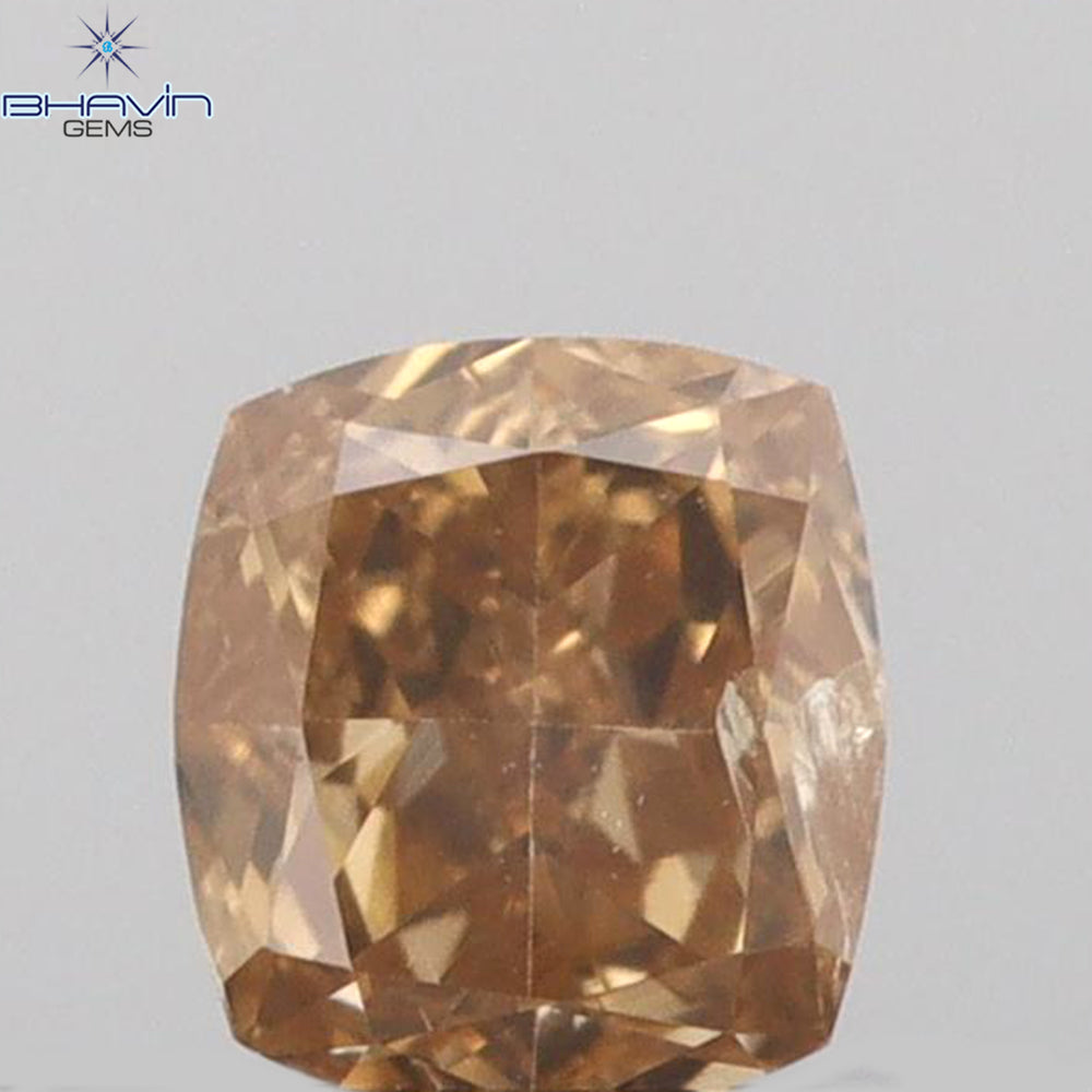 0.11 CT Cushion Shape Natural Diamond Pink Color SI1 Clarity (2.90 MM)