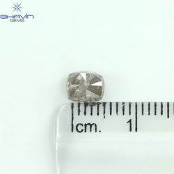 1.05 CT Cushion Shape Natural Diamond Pink Color I3 Clarity (6.08 MM)