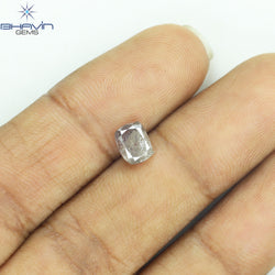 1.05 CT Cushion Shape Natural Diamond Pink Color I3 Clarity (6.08 MM)