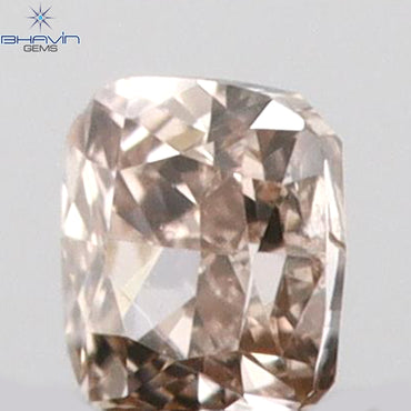 0.04 CT Cushion Shape Natural Diamond Pink Color VS2 Clarity (2.00 MM)