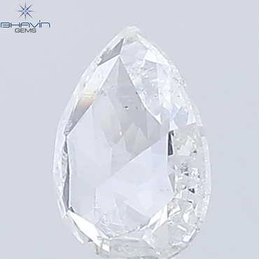 0.67 CT Pear Shape Natural Diamond White Color SI2 Clarity (7.60 MM)