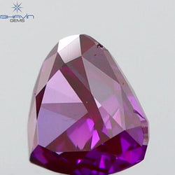 0.09 CT Heart Shape Enhanced Pink Color Natural Loose Diamond VS1 Clarity (2.60 MM)