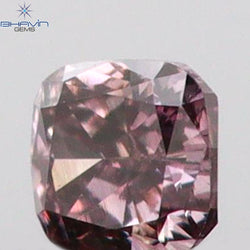 0.04 CT Cushion Shape Natural Diamond Pink Color SI1 Clarity (1.84 MM)