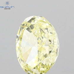 0.31 CT Oval Shape Natural Diamond Yellow Color VS1 Clarity (4.60 MM)