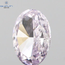 0.08 CT Oval Shape Natural Diamond Pink Color SI1 Clarity (3.06 MM)