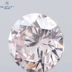 0.03 CT Round Shape Natural Diamond Pink (Argyle) Color SI1 Clarity (1.75 MM)