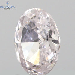 0.09 CT Oval Shape Natural Diamond Pink Color SI2 Clarity (3.31 MM)