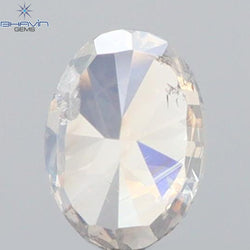 0.19 CT Oval Shape Natural Diamond White Color SI2 Clarity (3.88 MM)