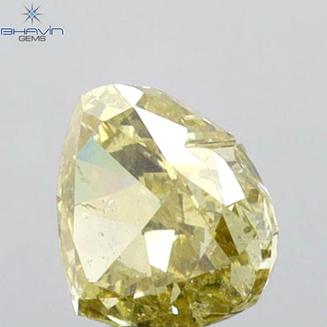 1.01 CT Heart Shape Natural Diamond Green (CHAMELEON) Color SI2 Clarity (5.72 MM)