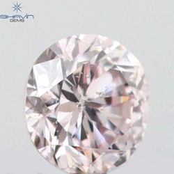 0.05 CT Round Shape Natural Diamond Pink (Argyle) Color SI2 Clarity (2.40 MM)
